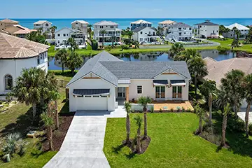 Front Overhead View - Coastal Luxury Home